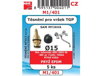 M1/401   SADA těsnění vršků TGP SAM 5ks