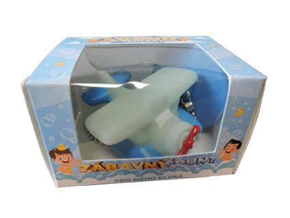 B2/5242 Zátka univerz. žertovná pro kluky s řetízkem modrá