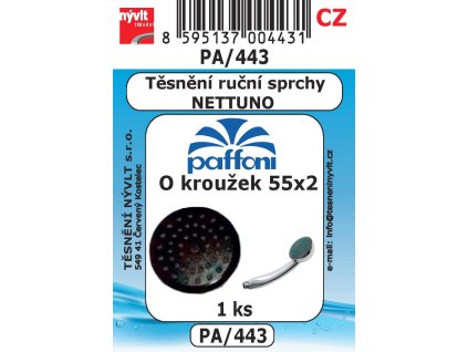 PA/443   SADA sprcha NETTUNO O kroužek  těsnění Paffoni 1ks