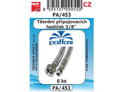 PA/453   SADA 8x2  O kroužek přip. hadiček  těsnění Paffoni 5ks