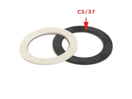 C3/37  Těsnění přepadu vany  zadní 60x43x2 SBR pryž