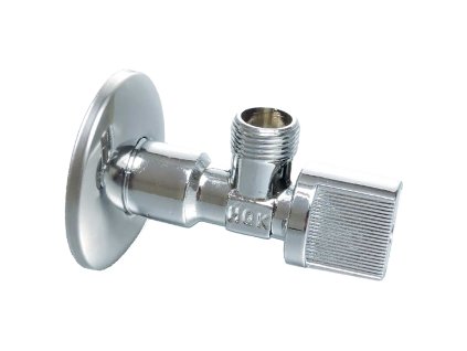 V/590   3/8" x 1/2" rohový ventil bez matice