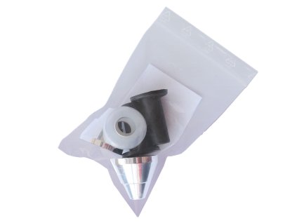 G4/677   SADA  krytek a průchodek chrom k závěsnému WC  8ks