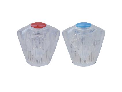 U4/732  ČERVENÁ 1/2" T5  čirá  SAM Myjava  rukojeť  tisícihran