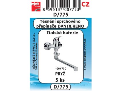 D/775  SADA  přepínače DANIX, RENO pryž 5ks