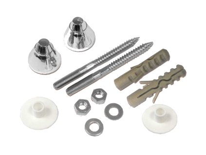 U/1114  SADA M10x120 k up pisoárů, nástěnných WC a bidetů chrom