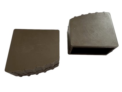 K7/4327 Návlek na štafle 25x60 velké dřevěné pryž HNĚDÁ