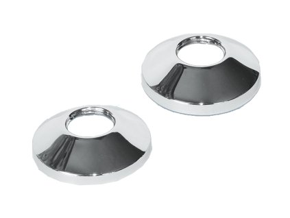 81061 Kryt potrubí pro nástěnné baterie 2kusy chrom