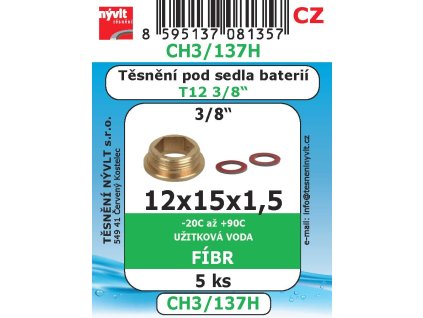 CH3/137H  SADA fíbr 3/8 T12   12x15x1,5  5ks