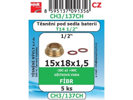 CH3/137CH SADA fíbr 1/2 T14  15x18x1,5  5ks