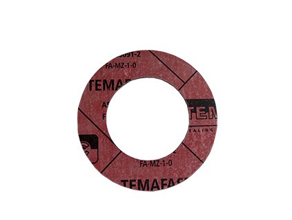 přírubové těsnění DN 25 PN 16-40  síla 2mm TEMAFAST 34x71x2