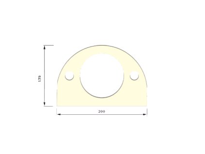 G4/105G Těsnění WC kombi nádrže a mísu typ O EKO Teplice poreten