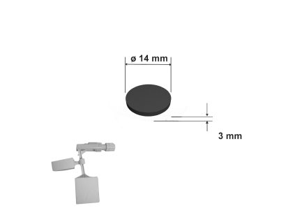 H3/110   14x3 těsnění do napouštěcího ventilu T101 guma
