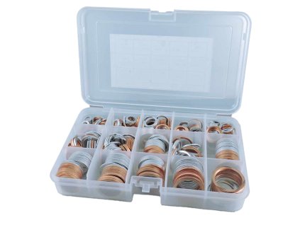 T2/3221 SADA podložek na nejrůznější použití  měď + hliník 440k