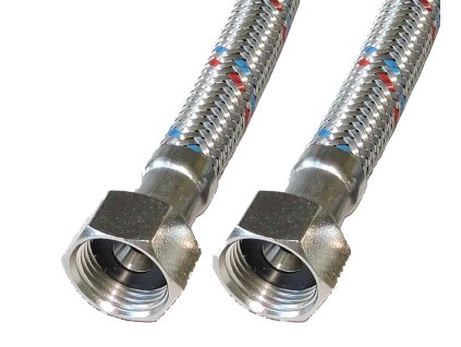 H/2254-20  Nerez hadice 9x13 MM 3/8x3/8 20cm
