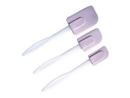 K6/2400   SADA stěrek na těsto silikon+plast 3ks