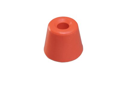 K2/699Č Zarážka dveří střední červená pryž 35x27mm