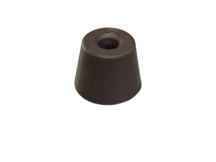 K2/699H Zarážka dveří střední hnědá pryž 35x27mm