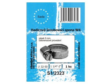 S1/2323    SADA 1ks 1 1/4"- 2"  spona 32-50mm   W4   celonerez