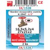 I4/152B   SADA 1/2" na šroubení mosazných ventilů K294T 2ks