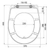 SA/4060  WC sedátko A604 SOFTCLOSE duroplast ALCADRAIN
