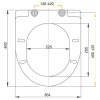 SA/4063  WC sedátko A66 SOFTCLOSE duroplast ALCADTAIN