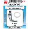 D1/4386BAL  Sada kroužek plast k ramínku pr.18 1ks