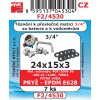 F2/4530  SADA 3/4  24x15x3 do převl. mat.  EPDM E628 5ks pitná v