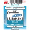 F3/4642  SADA 1/2  18,5x9,6x2 do převl. mat. Bezazbest  5ks