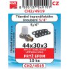 CH2/4919  SADA 44x30x3  5/4" ventil  topení EPDM pryž 10ks