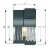 R/5249 Redukce IBC S60x6 6/4" vnitřní závit plastová