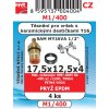 M1/400  SADA těsnění vršků s keramickými destičkami T16 1/2" 4ks