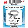 S1/484  SADA 5/8"-1" hadicové spony nerez 16-25mm 2ks