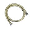H/598 Sprchová hadice SPIRAL s reliéfem vyztužená chrom zlatá