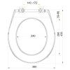 A/932  WC sedátko A60 plast Alcadrain