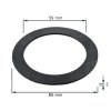 G2/95 Těsnění ploché pod montážní matici WC 80x59x2 pryž SAM Hol