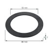 G2/95 Těsnění ploché pod montážní matici WC 80x59x2 pryž SAM Hol