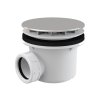 S/4107  Vaničko sifon  průměr 90mm  plast chrom  Alcadrain A49CR