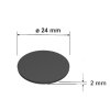 H2/109   Membrána k WC napouštěcím ventilům pr. 24x2 silikon