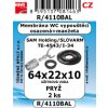 R/4110BAL SADA membrána wc+manžeta 64x22x10 TE-4543/I-34 SLOVARM