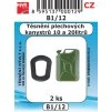 B1/12   SADA těsnění do plechových kanystrů 10 a 20 l 2 ks