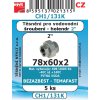 CH1/131K SADA 2" 78x60x2 vodo šroubení TEMAFAST 5ks