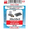 CH2/132E SADA 20x10x3  3/8" ventil  topení pryž EPDM 10ks užitko