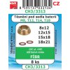 CH3/3313 SADA fíbr sedlo UNI 8ks