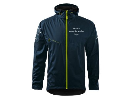 Softshell bunda pánská Navy blue