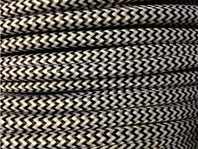 kabel 3 x 1mm černo bílý CIKCAK