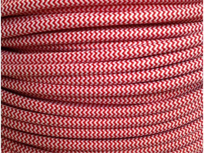 kabel 3 x 0,75mm červeno bílý CIKCAK