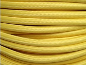Kabel světle žlutý 2 x 0,75mm