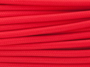 TEXTILNÍ KABEL 1 X 1,5MM ČERVENÝ