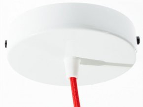 Baldachýn kulatý bílý na 1 kabel